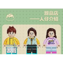 DECOOL BRICKCOOL 88005 non  CỬA HÀNG TRÁNG MIỆNG THÚ CƯNG DỄ THƯƠNG bộ đồ chơi xếp lắp ráp ghép mô hình CUTE PET DESSERT SHOP