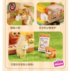 DECOOL BRICKCOOL 88005 non  CỬA HÀNG TRÁNG MIỆNG THÚ CƯNG DỄ THƯƠNG bộ đồ chơi xếp lắp ráp ghép mô hình CUTE PET DESSERT SHOP