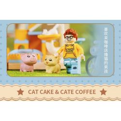 DECOOL BRICKCOOL 88005 non  CỬA HÀNG TRÁNG MIỆNG THÚ CƯNG DỄ THƯƠNG bộ đồ chơi xếp lắp ráp ghép mô hình CUTE PET DESSERT SHOP