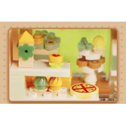 DECOOL BRICKCOOL 88005 non  CỬA HÀNG TRÁNG MIỆNG THÚ CƯNG DỄ THƯƠNG bộ đồ chơi xếp lắp ráp ghép mô hình CUTE PET DESSERT SHOP