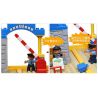 HYSTOYS HONGYUANSHENG AOLEDUOTOYS HG-1485 1485 HG1485 Xếp hình kiểu    Police Station Trại Giam Của Cảnh Sát Có Bàn Hộp 45 khối