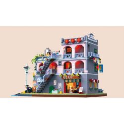 ZHEGAO 612015 non  ĐƯỜNG PHỐ CỔ ĐIỂN bộ đồ chơi xếp lắp ráp ghép mô hình Creator Sáng Tạo 3209 khối