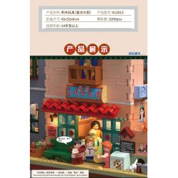 ZHEGAO 612015 non  ĐƯỜNG PHỐ CỔ ĐIỂN bộ đồ chơi xếp lắp ráp ghép mô hình Creator Sáng Tạo 3209 khối