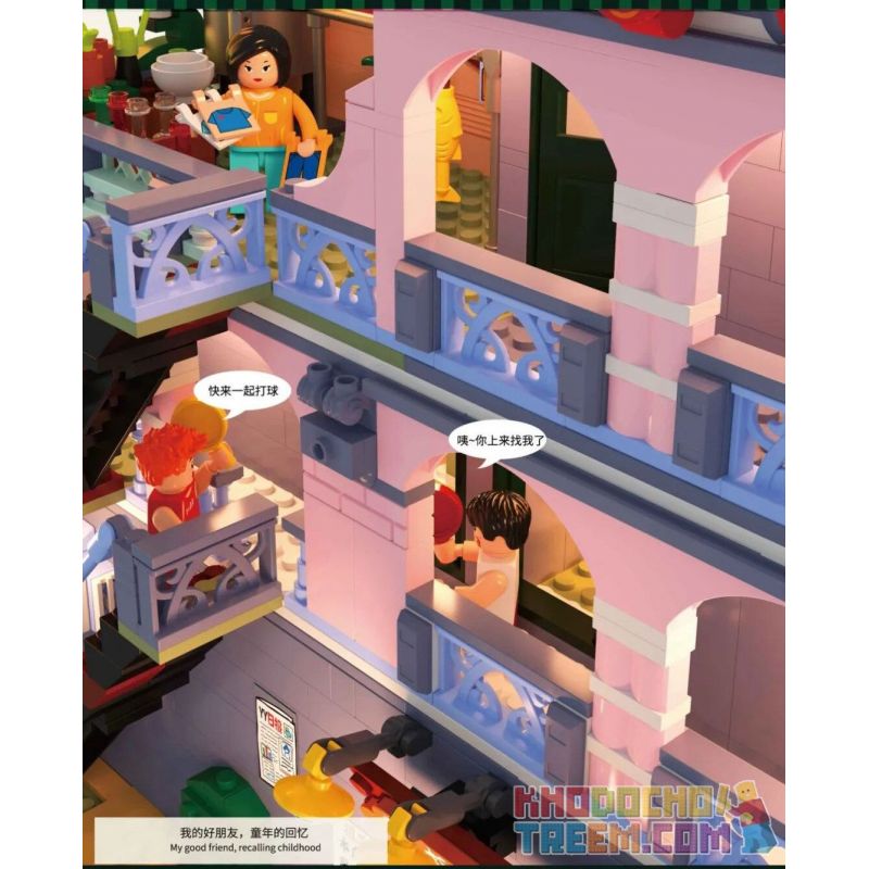 ZHEGAO 612015 non  ĐƯỜNG PHỐ CỔ ĐIỂN bộ đồ chơi xếp lắp ráp ghép mô hình Creator Sáng Tạo 3209 khối