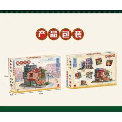 ZHEGAO 612015 non  ĐƯỜNG PHỐ CỔ ĐIỂN bộ đồ chơi xếp lắp ráp ghép mô hình Creator Sáng Tạo 3209 khối