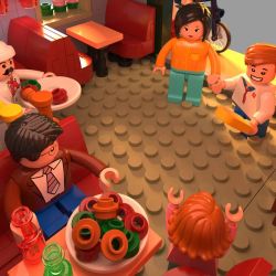 ZHEGAO 612015 non  ĐƯỜNG PHỐ CỔ ĐIỂN bộ đồ chơi xếp lắp ráp ghép mô hình Creator Sáng Tạo 3209 khối