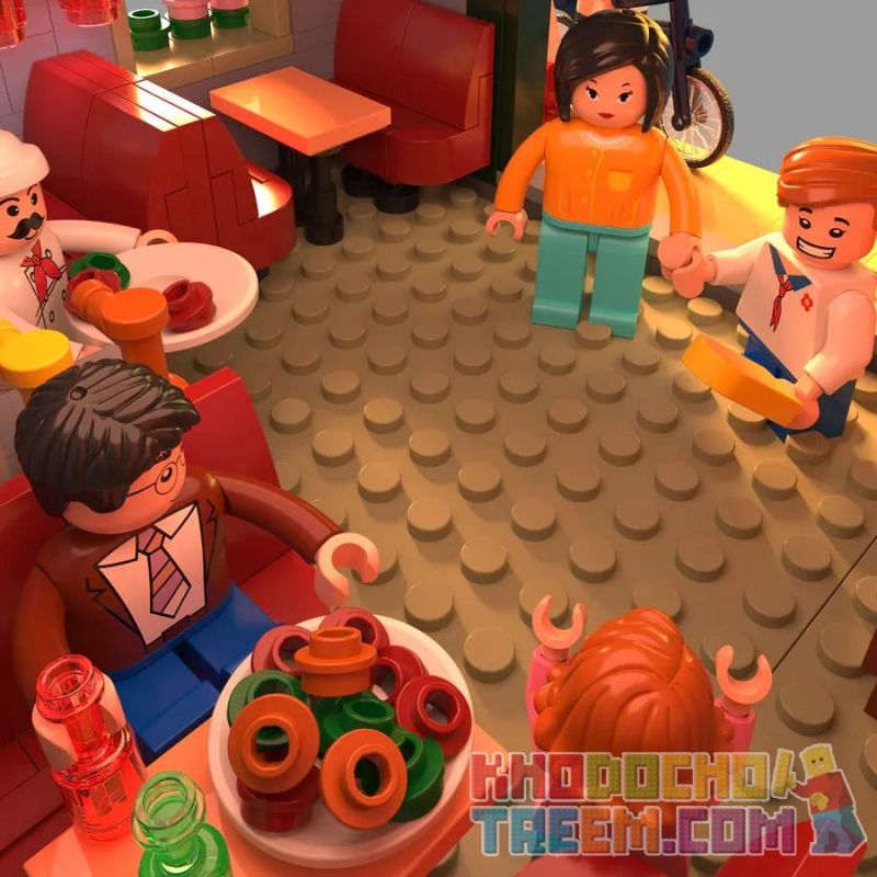 ZHEGAO 612015 non  ĐƯỜNG PHỐ CỔ ĐIỂN bộ đồ chơi xếp lắp ráp ghép mô hình Creator Sáng Tạo 3209 khối