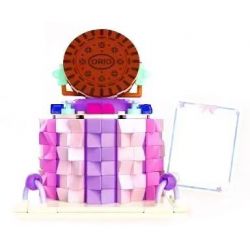 JAKI JK5639 5639 non  BÁNH CÔNG CHÚA KHOAI MÔN TÍM bộ đồ chơi xếp lắp ráp ghép mô hình