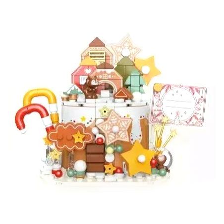 JAKI JK5636 5636 non  BÁNH KẸO SAO bộ đồ chơi xếp lắp ráp ghép mô hình