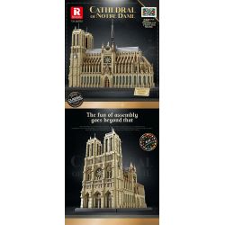 REOBRIX 66016 non  NHÀ THỜ ĐỨC BÀ PARIS bộ đồ chơi xếp lắp ráp ghép mô hình Creator CATHEDRAL OF NOTRE-DAME Sáng Tạo 8868 khối