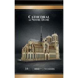 REOBRIX 66016 non  NHÀ THỜ ĐỨC BÀ PARIS bộ đồ chơi xếp lắp ráp ghép mô hình Creator CATHEDRAL OF NOTRE-DAME Sáng Tạo 8868 khối