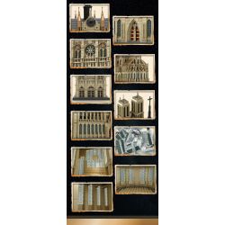 REOBRIX 66016 non  NHÀ THỜ ĐỨC BÀ PARIS bộ đồ chơi xếp lắp ráp ghép mô hình Creator CATHEDRAL OF NOTRE-DAME Sáng Tạo 8868 khối