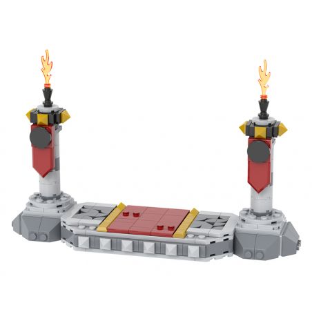 WM MOC1223 1223 MOC1223-A 1223-A non  VỊ VUA TUYỆT VỜI bộ đồ chơi xếp lắp ráp ghép mô hình Super Mario BOWSER BASE Thợ Sửa Ống Nước 196 khối