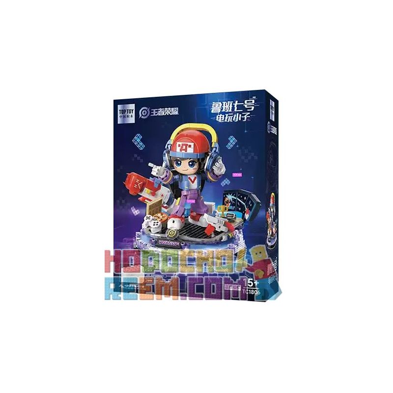 TOP TOY TC1809 1809 non Lego GLORY OF KINGS CẢNH CẬU BÉ TRONG TRÒ CHƠI ĐIỆN TỬ LUBAN SỐ 7 bộ đồ chơi xếp lắp ráp ghép mô hình Movie & Game Phim Và Trò Chơi 1150 khối