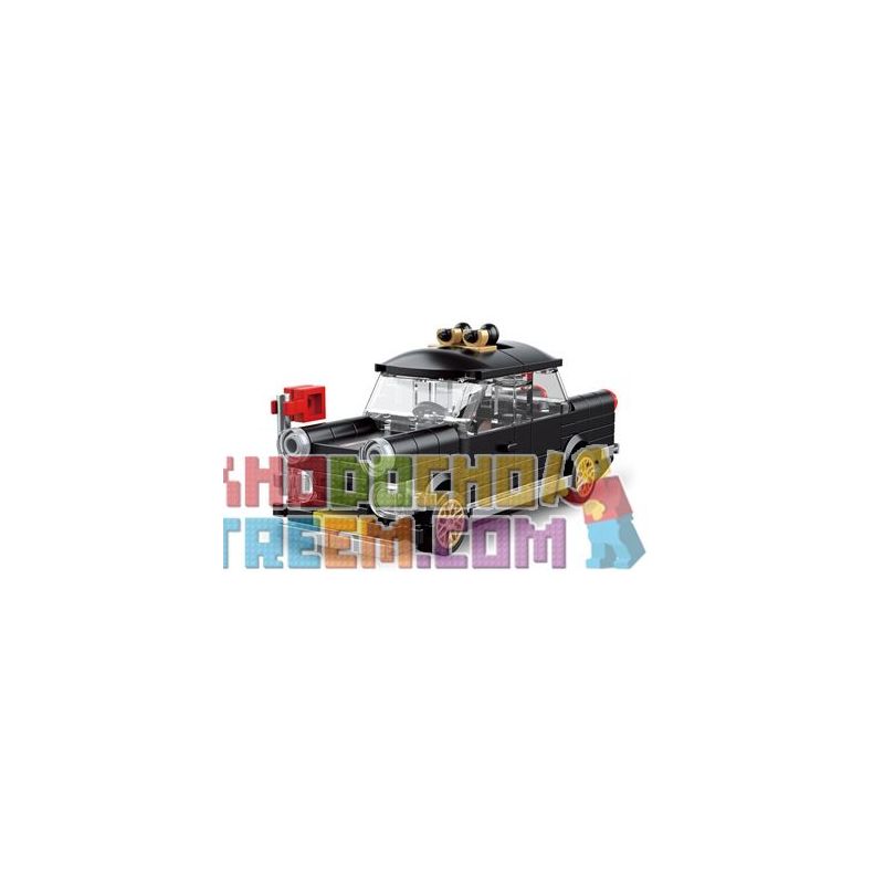 DECOOL BRICKCOOL 22080 non Lego XE KÉO LÙI SEDAN bộ đồ chơi xếp lắp ráp ghép mô hình Racers Đua Tốc Độ 107 khối