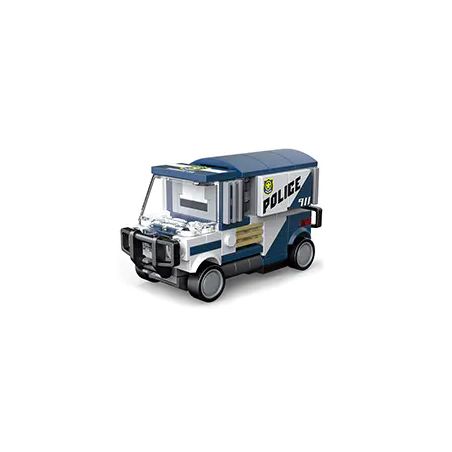DECOOL BRICKCOOL 22068 non  XE KÉO MINI CẢNH SÁT bộ đồ chơi xếp lắp ráp ghép mô hình Racers MINI RACING PACEMAKER Đua Tốc Độ 146 khối