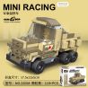 DECOOL 22058 non  XE KÉO MINI ĐỊA HÌNH QUÂN SỰ bộ đồ chơi xếp lắp ráp ghép mô hình Mini Racing Pacemaker Đua Xe Mini 119 khối