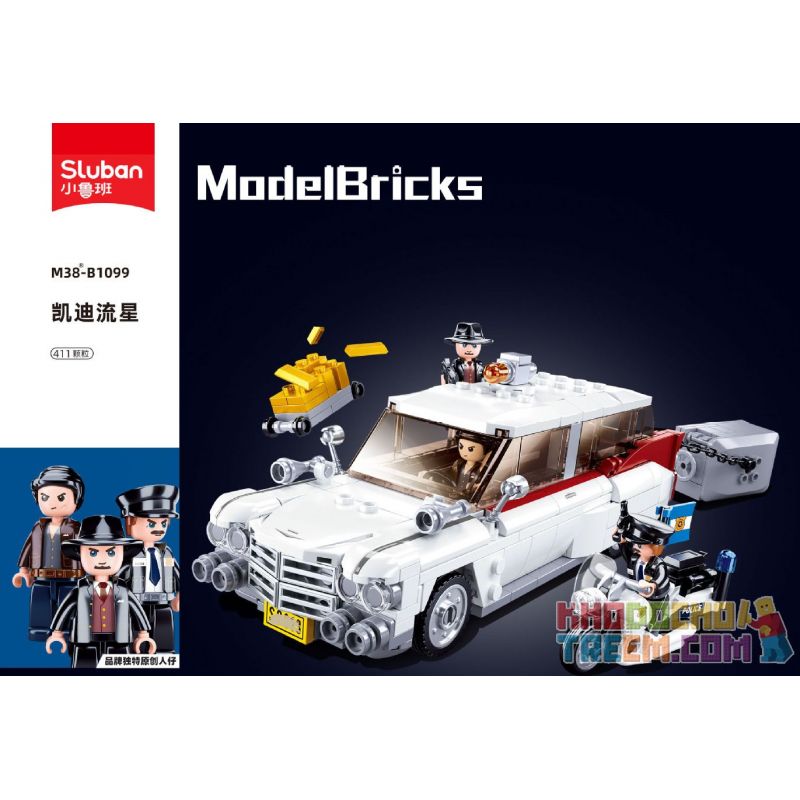 SLUBAN M38-B1099 B1099 1099 M38B1099 38-B1099 non  CADDY XE THỂ THAO SAO BĂNG bộ đồ chơi xếp lắp ráp ghép mô hình Speed Champions Racing Cars SPORT CAR Đua Xe Công Thức 411 khối