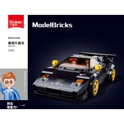SLUBAN M38-B1098 B1098 1098 M38B1098 38-B1098 non  XE THỂ THAO CANTASH bộ đồ chơi xếp lắp ráp ghép mô hình Speed Champions Racing Cars SPORT CAR Đua Xe Công Thức 254 khối