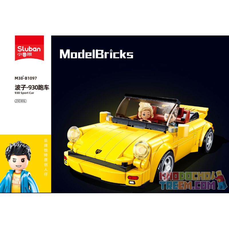 SLUBAN M38-B1097 B1097 1097 M38B1097 38-B1097 non  XE THỂ THAO BOZI 930 bộ đồ chơi xếp lắp ráp ghép mô hình Speed Champions Racing Cars SPORT CAR Đua Xe Công Thức 290 khối
