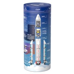 CADA DOUBLEE C56032 56032 non  TÊN LỬA HÀNH QUÂN DÀI bộ đồ chơi xếp lắp ráp ghép mô hình Creator CZ-5 Sáng Tạo 1502 khối