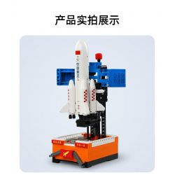 CADA DOUBLEE C56026 56026 non  TÊN LỬA HÀNH QUÂN DÀI bộ đồ chơi xếp lắp ráp ghép mô hình Creator Sáng Tạo 434 khối