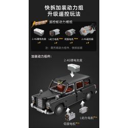 CADA DOUBLEE C62004 62004 non  LEVC XE HƠI CỦA ANH TAXI ??? LONDON tỷ lệ 1:12 bộ đồ chơi xếp lắp ráp ghép mô hình Creator Expert Chuyên Gia Sáng Tạo 1871 khối