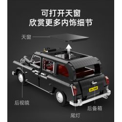 CADA DOUBLEE C62004 62004 non  LEVC XE HƠI CỦA ANH TAXI ??? LONDON tỷ lệ 1:12 bộ đồ chơi xếp lắp ráp ghép mô hình Creator Expert Chuyên Gia Sáng Tạo 1871 khối
