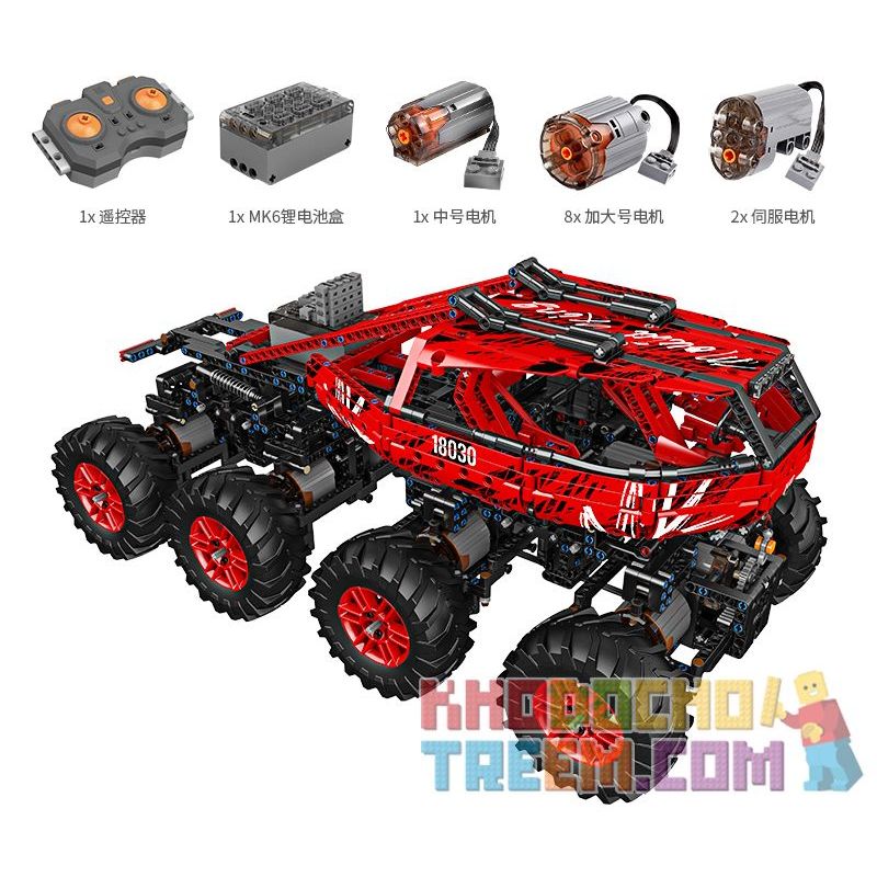 MouldKing 18030 18031 18083 Mould King 18030 18031 18083 non  XE LEO NÚI FIREFOX bộ đồ chơi xếp lắp ráp ghép mô hình  FIREFOX CLIMB CAR Kỹ Thuật Công Nghệ Cao Mô Hình Phương Tiện 1962 khối