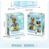 GULY 60504 non  HỘP NHẠC NGÔI NHÀ BONG BÓNG bộ đồ chơi xếp lắp ráp ghép mô hình Movie & Game MUSIC BOX MINI BALLOON HOUSE Phim Và Trò Chơi 706 khối