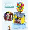 GULY 60504 non  HỘP NHẠC NGÔI NHÀ BONG BÓNG bộ đồ chơi xếp lắp ráp ghép mô hình Movie & Game MUSIC BOX MINI BALLOON HOUSE Phim Và Trò Chơi 706 khối