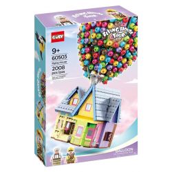 GULY 60503 non  CHUYẾN THAM QUAN NGÔI NHÀ BAY bộ đồ chơi xếp lắp ráp ghép mô hình Movie & Game FLYING HOUSE TOUR Phim Và Trò Chơi 2008 khối