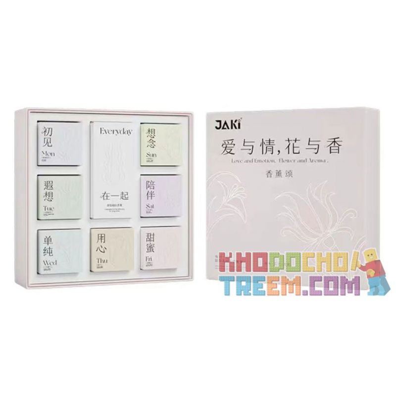 JAKI JK20235 20235 non  HỘP QUÀ HOA HƯƠNG LIỆU ODE TO AROMATHERAPY bộ đồ chơi xếp lắp ráp ghép mô hình Creator Sáng Tạo 202308 khối