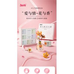 JAKI JK20235 20235 non  HỘP QUÀ HOA HƯƠNG LIỆU ODE TO AROMATHERAPY bộ đồ chơi xếp lắp ráp ghép mô hình Creator Sáng Tạo 202308 khối