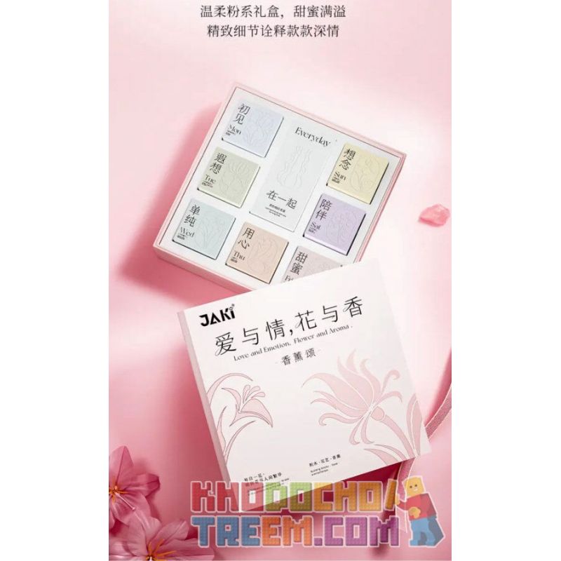 JAKI JK20235 20235 non  HỘP QUÀ HOA HƯƠNG LIỆU ODE TO AROMATHERAPY bộ đồ chơi xếp lắp ráp ghép mô hình Creator Sáng Tạo 202308 khối