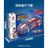 XIANGJUN XJ-3985E 3985E XJ3985E non  SIÊU ĐUA XE CORVETTE C8 bộ đồ chơi xếp lắp ráp ghép mô hình Speed Champions Racing Cars Đua Xe Công Thức 337 khối