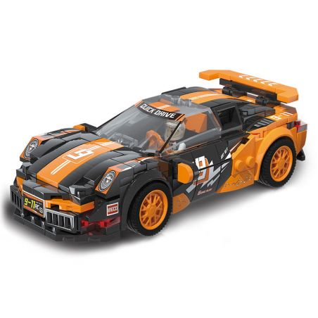 XIANGJUN XJ-3985A 3985A XJ3985A non  SIÊU XE ĐUA PORSCHE 911 bộ đồ chơi xếp lắp ráp ghép mô hình Speed Champions Racing Cars Đua Xe Công Thức 339 khối