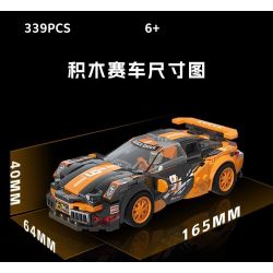 XIANGJUN XJ-3985A 3985A XJ3985A non  SIÊU XE ĐUA PORSCHE 911 bộ đồ chơi xếp lắp ráp ghép mô hình Speed Champions Racing Cars Đua Xe Công Thức 339 khối