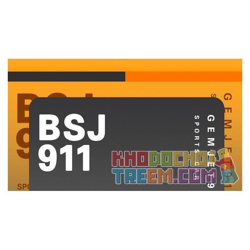 XIANGJUN XJ-3985A 3985A XJ3985A non  SIÊU XE ĐUA PORSCHE 911 bộ đồ chơi xếp lắp ráp ghép mô hình Speed Champions Racing Cars Đua Xe Công Thức 339 khối