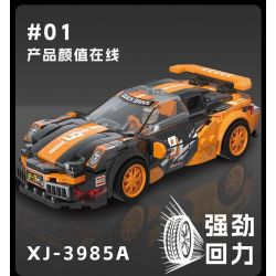 XIANGJUN XJ-3985A 3985A XJ3985A non  SIÊU XE ĐUA PORSCHE 911 bộ đồ chơi xếp lắp ráp ghép mô hình Speed Champions Racing Cars Đua Xe Công Thức 339 khối