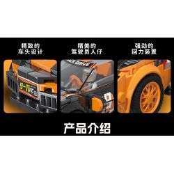 XIANGJUN XJ-3985A 3985A XJ3985A non  SIÊU XE ĐUA PORSCHE 911 bộ đồ chơi xếp lắp ráp ghép mô hình Speed Champions Racing Cars Đua Xe Công Thức 339 khối