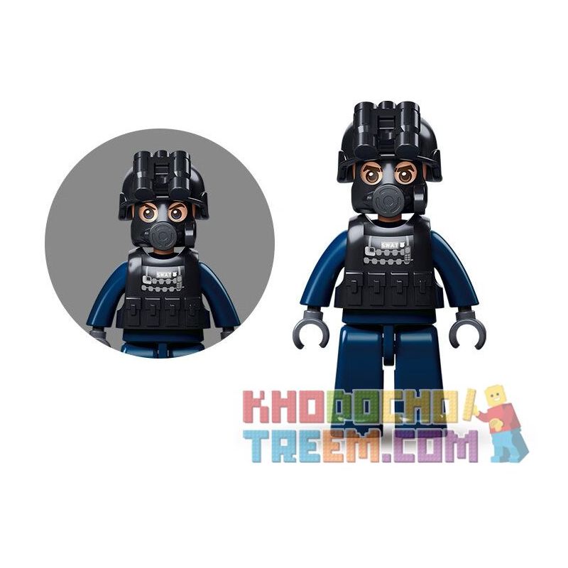 SLUBAN M38-B1156 B1156 1156 M38B1156 38-B1156 non  XE TẤN CÔNG TIGER SWAT bộ đồ chơi xếp lắp ráp ghép mô hình  SPECIAL POLICE TIGER ASSAULT VEHICLE Kỹ Thuật Công Nghệ Cao Mô Hình Phương Tiện 412 khối