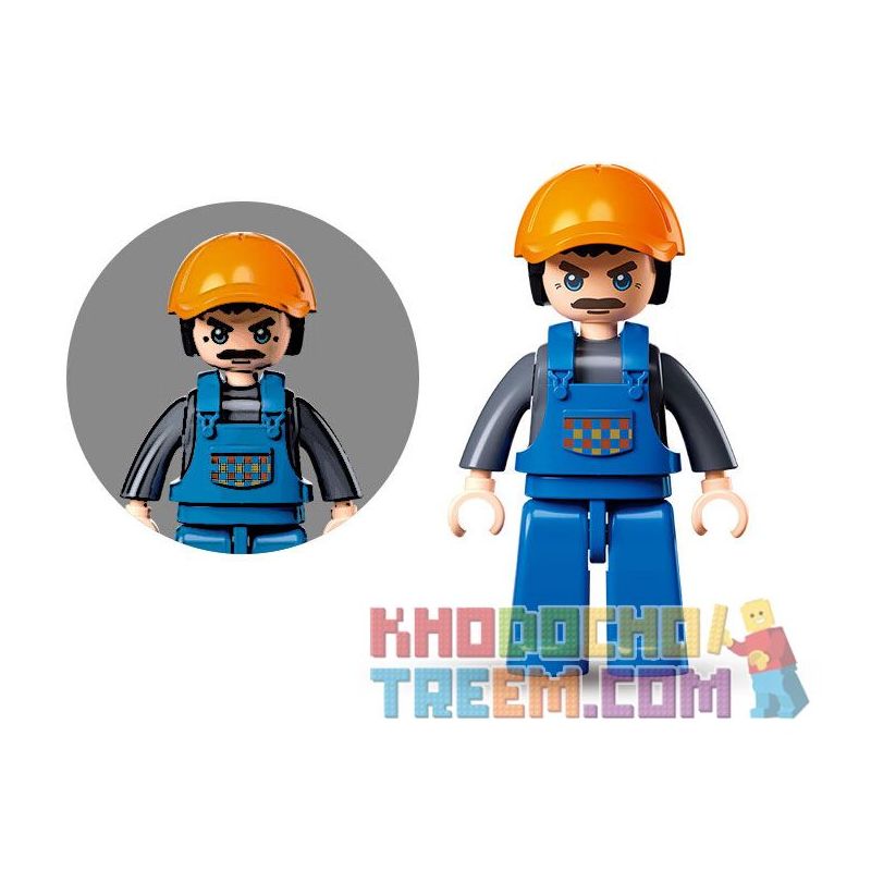 SLUBAN M38-B1155 B1155 1155 M38B1155 38-B1155 non  MÁY XÚC BÁNH LỐP E7 bộ đồ chơi xếp lắp ráp ghép mô hình  E7 WHEEL EXCAVATOR Kỹ Thuật Công Nghệ Cao Mô Hình Phương Tiện 353 khối