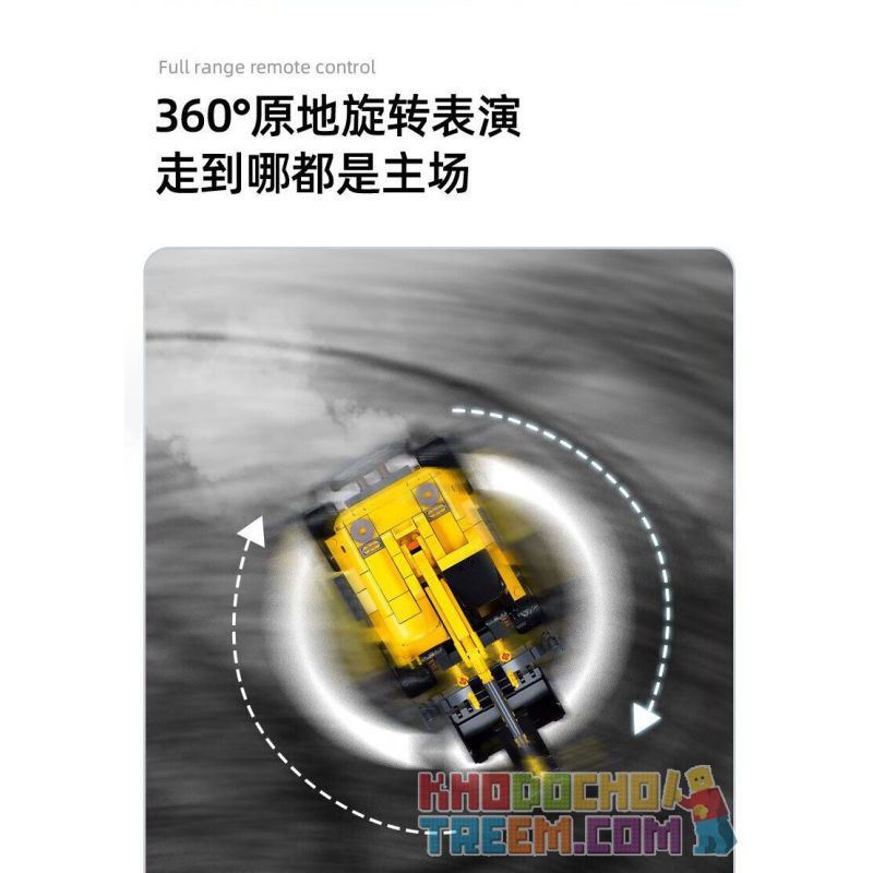 SLUBAN M38-B1155 B1155 1155 M38B1155 38-B1155 non  MÁY XÚC BÁNH LỐP E7 bộ đồ chơi xếp lắp ráp ghép mô hình  E7 WHEEL EXCAVATOR Kỹ Thuật Công Nghệ Cao Mô Hình Phương Tiện 353 khối