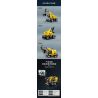 SLUBAN M38-B1155 B1155 1155 M38B1155 38-B1155 non  MÁY XÚC BÁNH LỐP E7 bộ đồ chơi xếp lắp ráp ghép mô hình  E7 WHEEL EXCAVATOR Kỹ Thuật Công Nghệ Cao Mô Hình Phương Tiện 353 khối