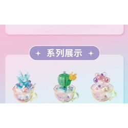 GEKKOSHA 804405 non  PHA LÊ MỌNG NƯỚC NGỌC CẦU VỒNG bộ đồ chơi xếp lắp ráp ghép mô hình 115 khối