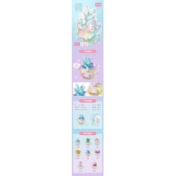 GEKKOSHA 804403 non  PHA LÊ MỌNG NƯỚC NGÀN TAI THỎ bộ đồ chơi xếp lắp ráp ghép mô hình 156 khối