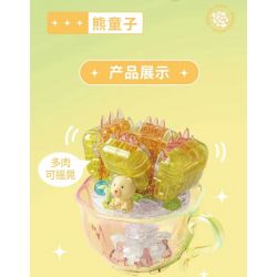 GEKKOSHA 804402 non  PHA LÊ MỌNG NƯỚC XIONG TONGZI bộ đồ chơi xếp lắp ráp ghép mô hình 197 khối