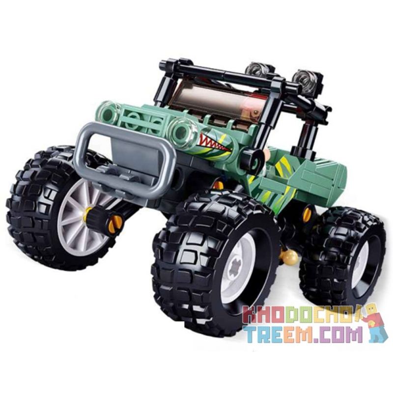 SLUBAN M38-B1106 B1106 1106 M38B1106 38-B1106 non Lego XE ĐỊA HÌNH GIẢM XÓC ĐƯỢC CẢI TIẾN bộ đồ chơi xếp lắp ráp ghép mô hình City Thành Phố 155 khối