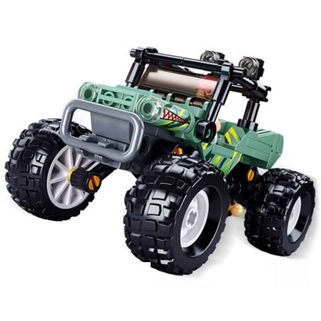 SLUBAN M38-B1106 B1106 1106 M38B1106 38-B1106 non  XE ĐỊA HÌNH GIẢM XÓC ĐƯỢC CẢI TIẾN bộ đồ chơi xếp lắp ráp ghép mô hình City Thành Phố 155 khối